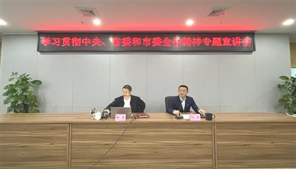 遂寧興業(yè)集團召開學習貫徹中央、省委和市委全會精神專題宣講會
